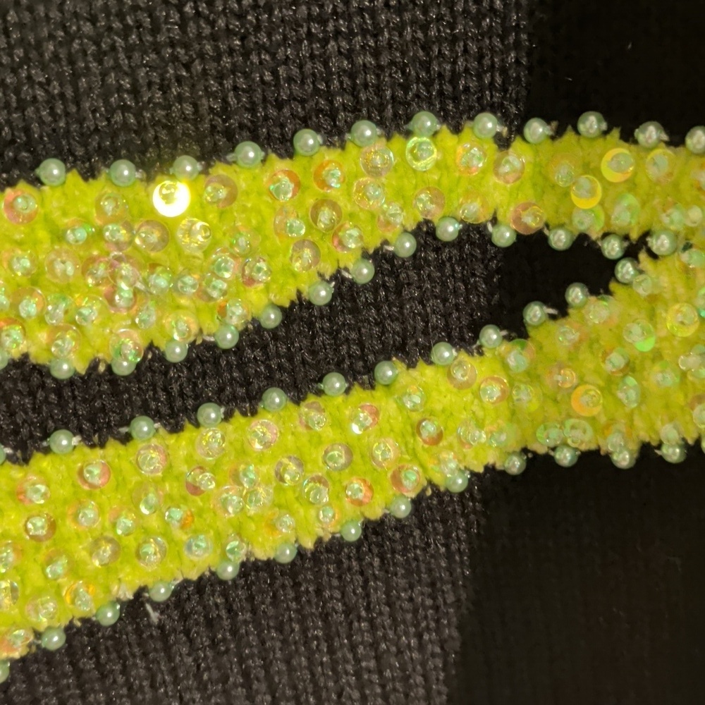 VINTAGE colorful embellished cardigan - size medium - Picture 6 of 10